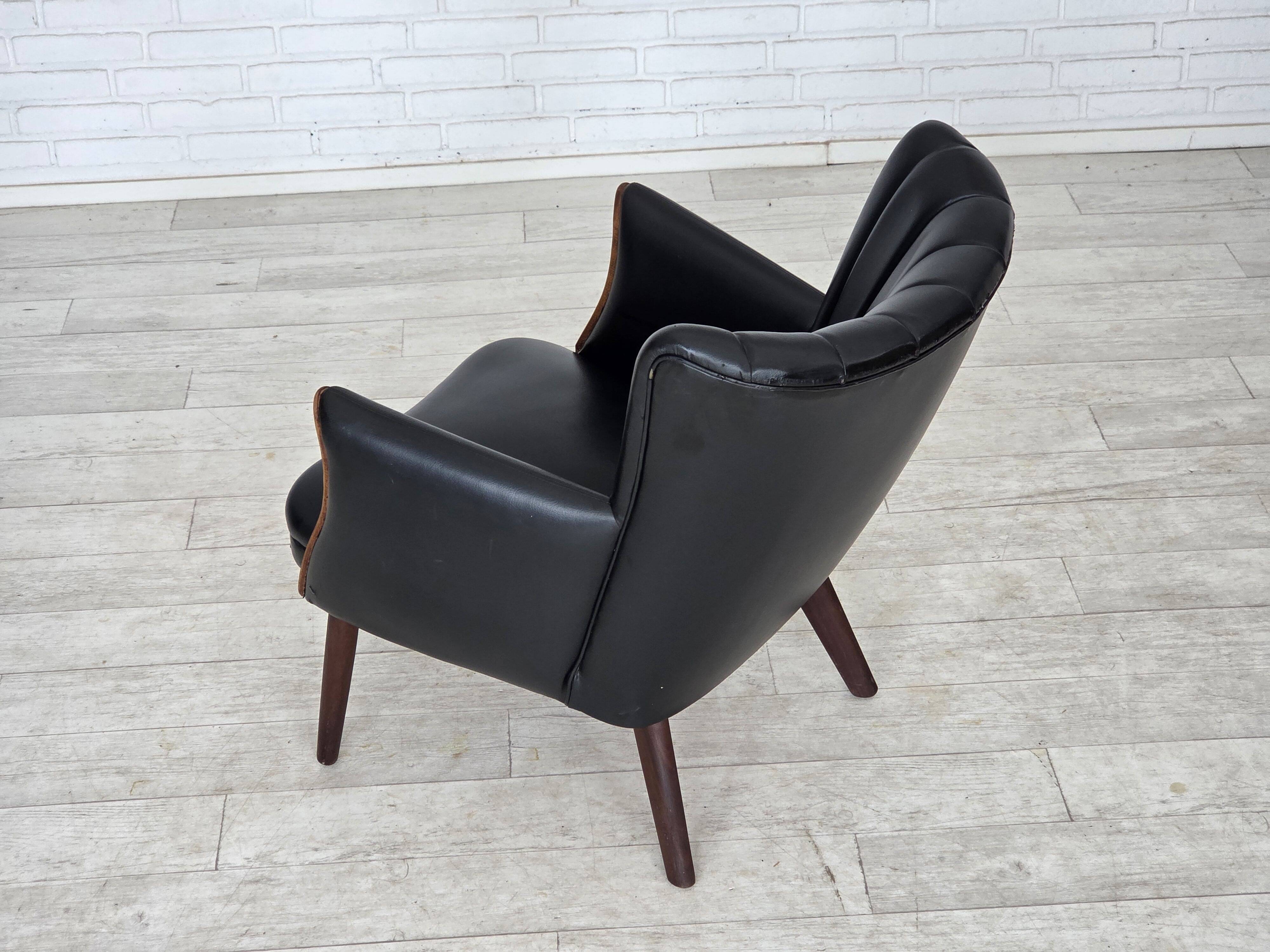 1970s, Danish design by Svend Skipper, armchair, model "Teddy".