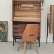 Wooden secretary by Frantisek Mezulanik for Up Zavody