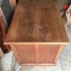Desk administrative old oak to curtains