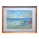 Tableau post-impressionniste à l'aquarelle "Plage de Guéthary" Pays Basque, 1920