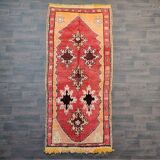 Moroccan carpet boujad orange 150 x 315 cm
