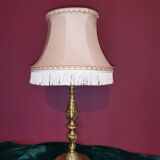 Golden fringe lamp