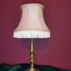 Golden fringe lamp