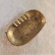 Small engraved brass ashtray