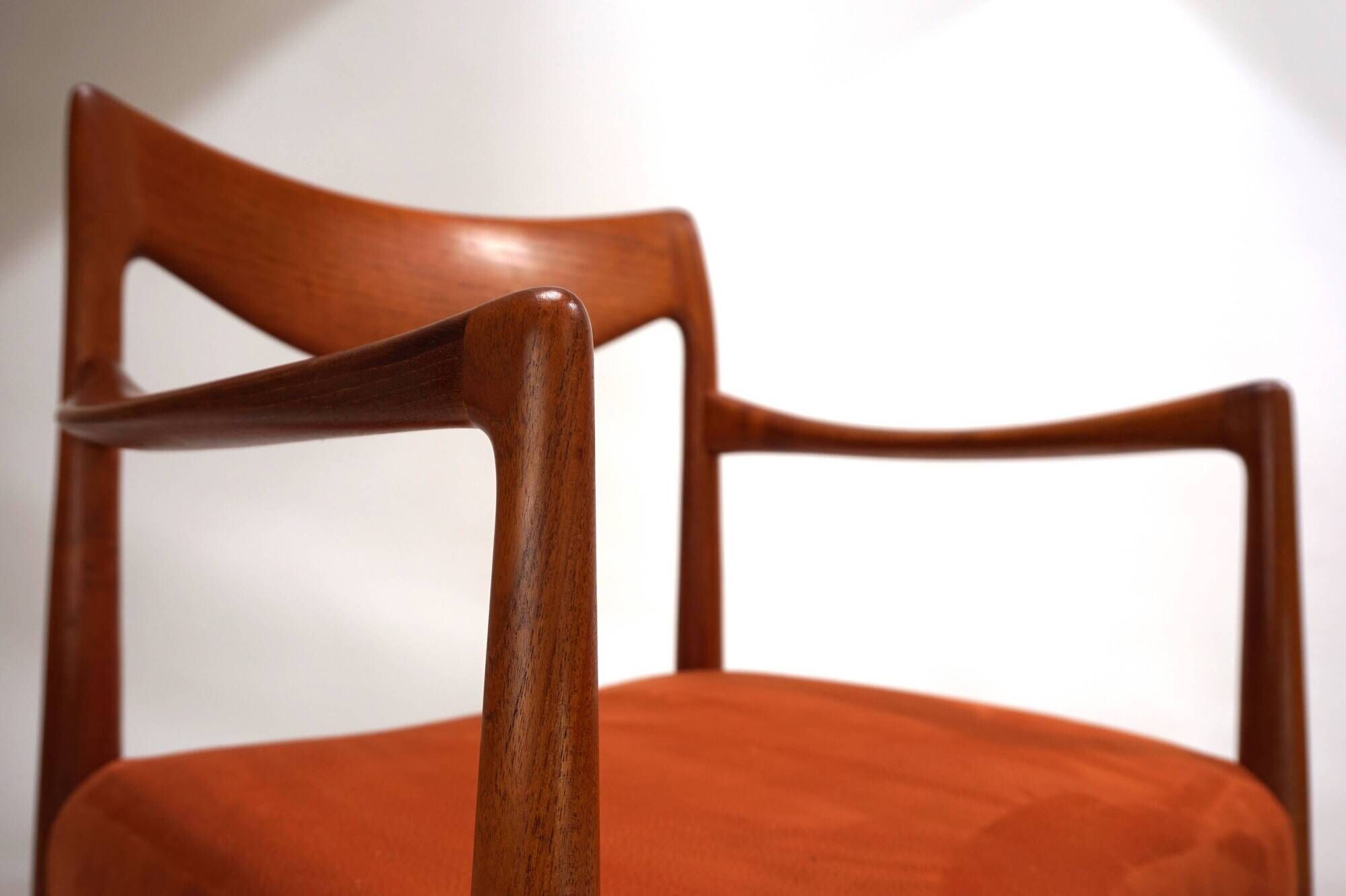 Set of 2 Gustav Bahus Bambi teak chairs by Rolf Rastad & Adolf Relling, 196