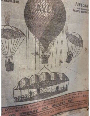 Poster balloon balloon fabrics sports aeronautical wall decoration