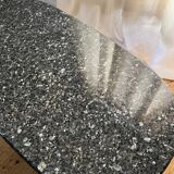 Table basse en granit bleu, circa 1980