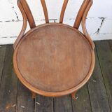 set of 4 Thonet bistro chairs with wooden seats N°4118