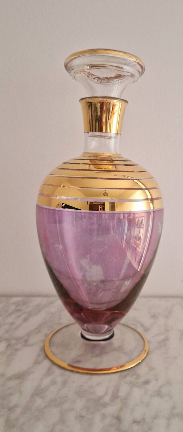 Carafe à liqueur verre soufflé