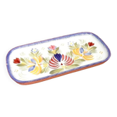 Butter dish with floral decoration
