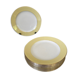 10 saint-amand dessert plates