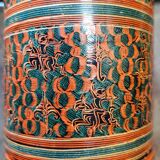 Old vintage lacquer box Asia Burma China