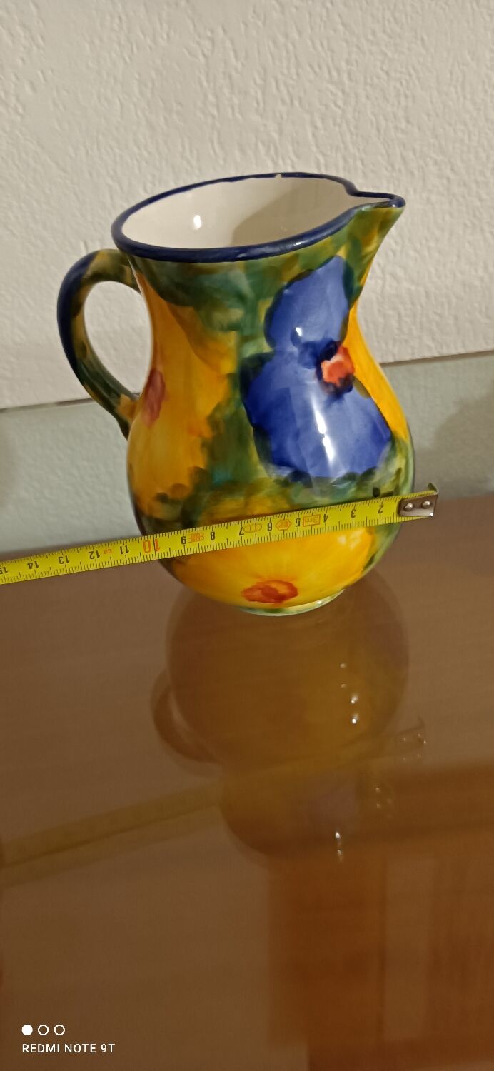 Ceramic water pitcher