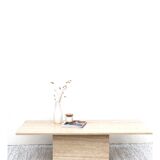 Travertine coffee table