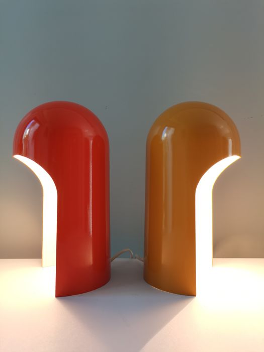 Pair of Italian lamps 70s- A. Bianchi Milano