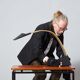 Nastro table lamp, Alberto Fraser for Stilnovo