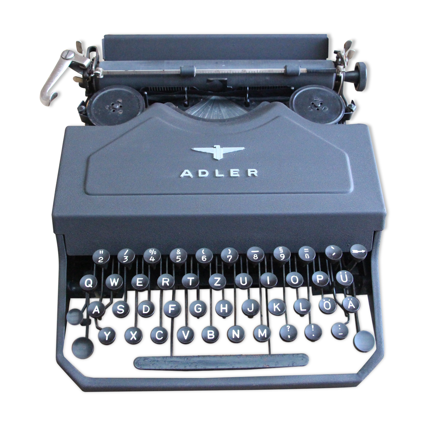Machine à écrire ancienne adler année 30-40