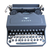 Old typewriter adler year 30-40