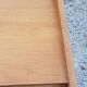 Vintage chest of drawers in golden blond oak legs compass and fins 3 drawers from the 50s