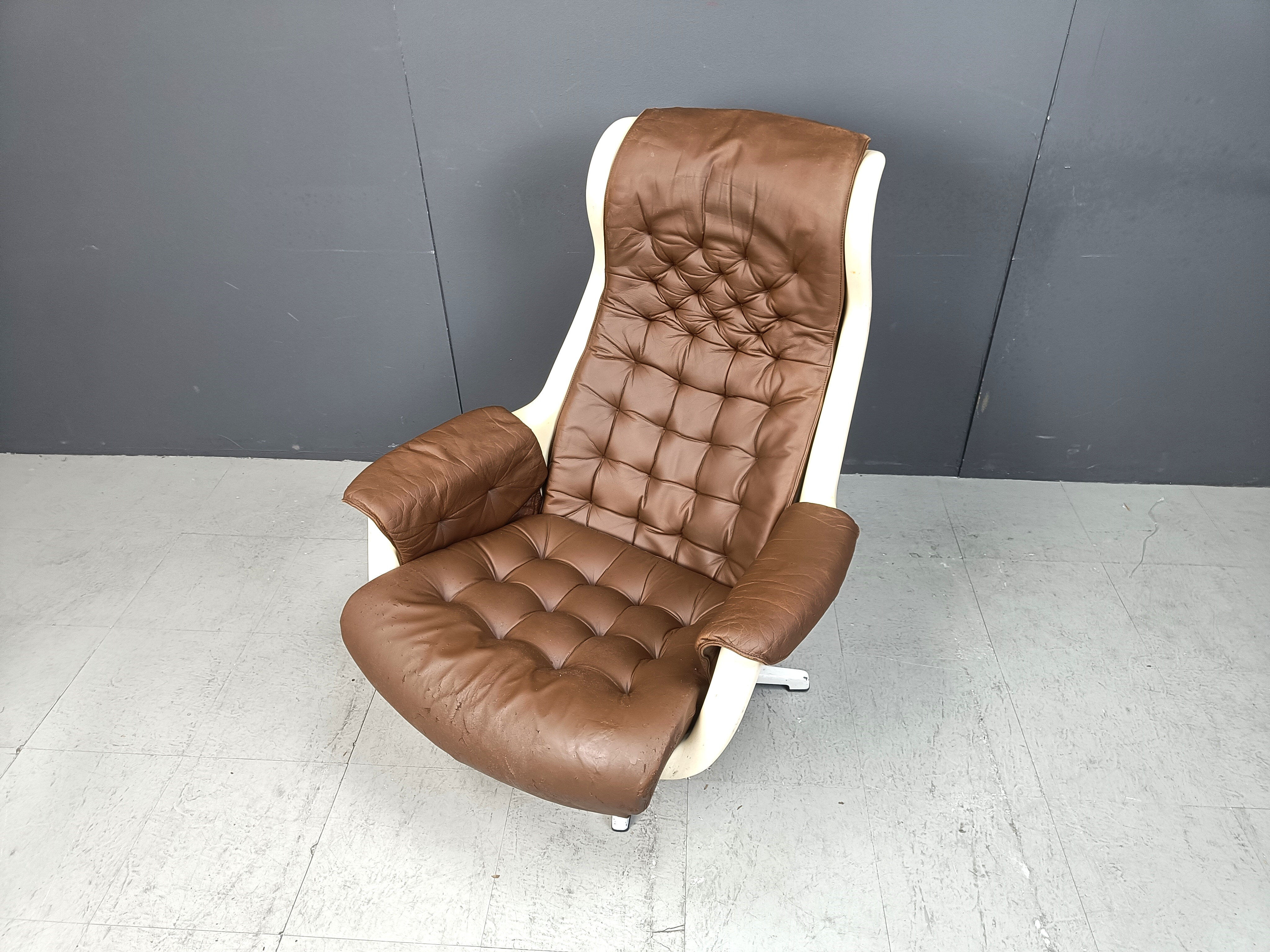 Mid-century space age galaxy armchair by Alf Svensson for Dux, 1968
