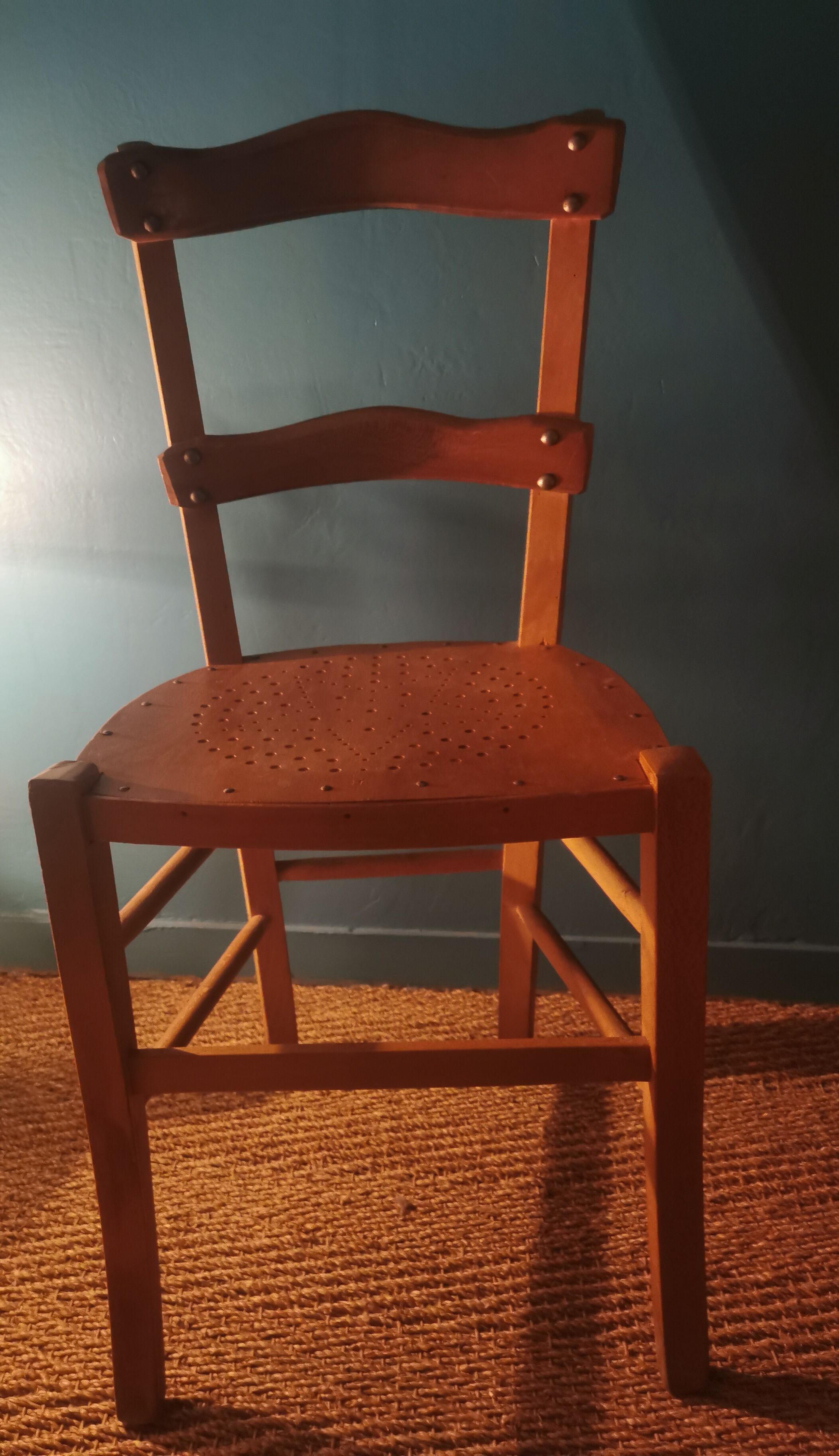 Bistro chair pattern openwork star