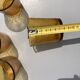 Suite de 4 verres lever ambrés, années 70