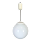 Vintage Chandelier with Milk Glass from Elektrosvit, 1960s