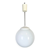 Lustre vintage en verre laiteux d'Elektrosvit, années 1960