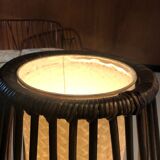 Large rattan floor lamp 1960