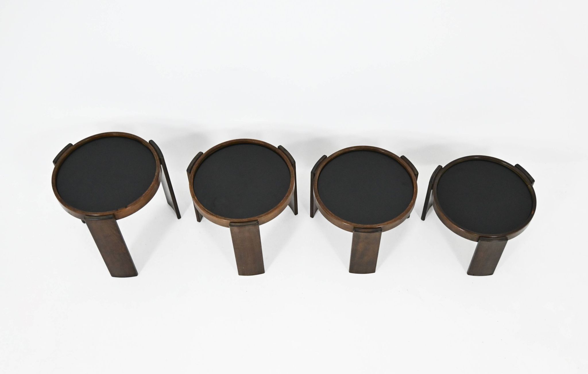 Tables gigognes modèle 780, de Gianfranco Frattini pour Cassina, 1960s