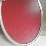 Silver brass triptych mirror