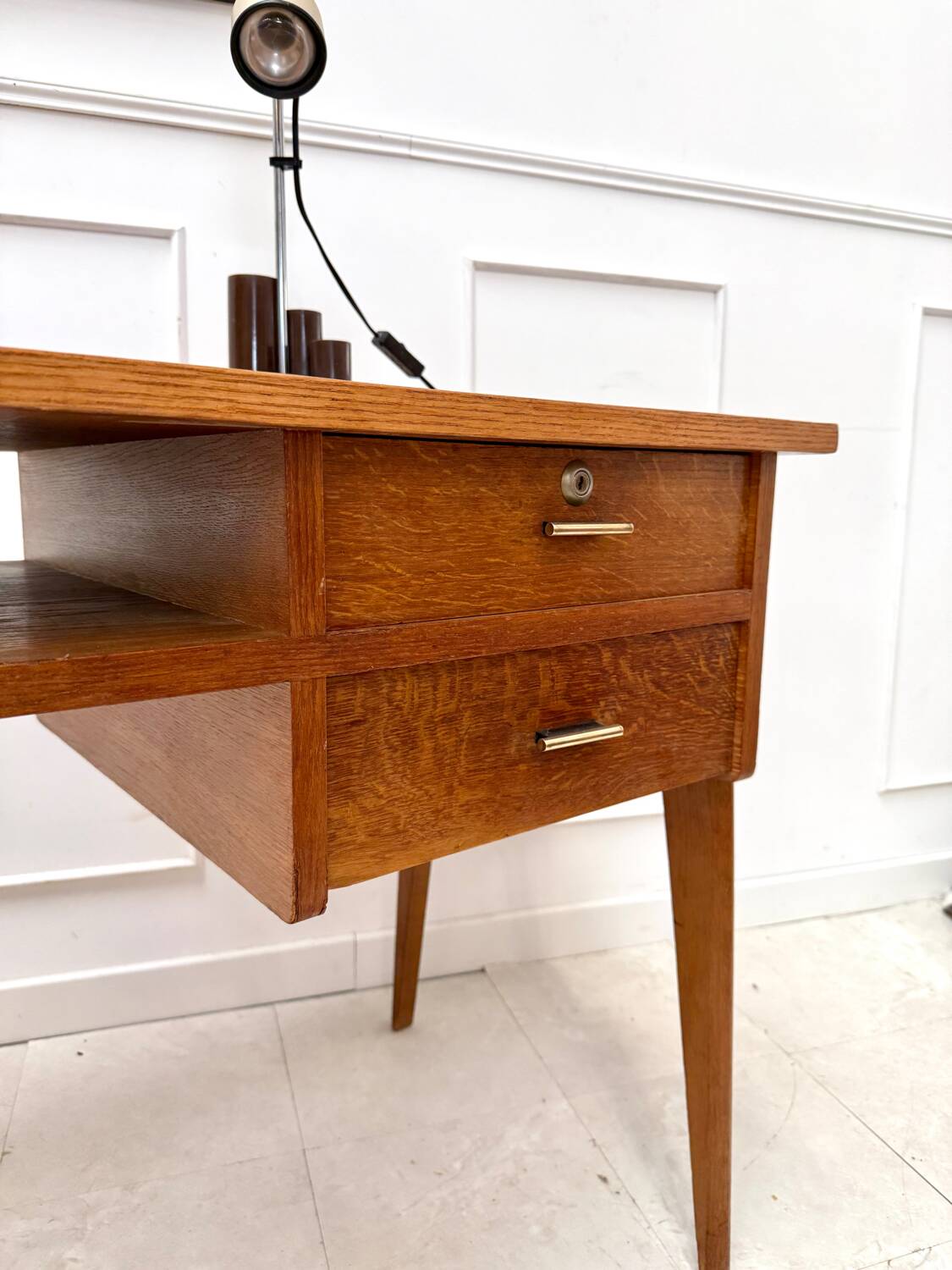 Desk with compass legs