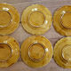 lot of 12 fruit barbotine dessert plates Sarreguemines
