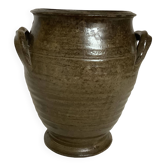 Jarre vase céramique marron