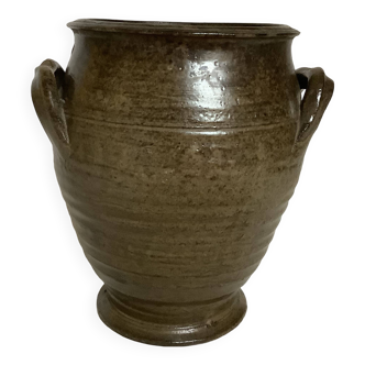 Jarre vase céramique marron