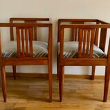 Pair of mahogany armchairs from the 1920s
