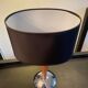 Scandinavian wood and metal lamp chrom from the 70s-80s