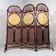 Rattan & wicker folding screen - room divider, 1930’s