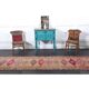 Vintage Turkish Hand-Knotted Wool Cotton Orange Runner Rug 85x344