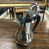 Silver-plated metal jug, Ercuis.