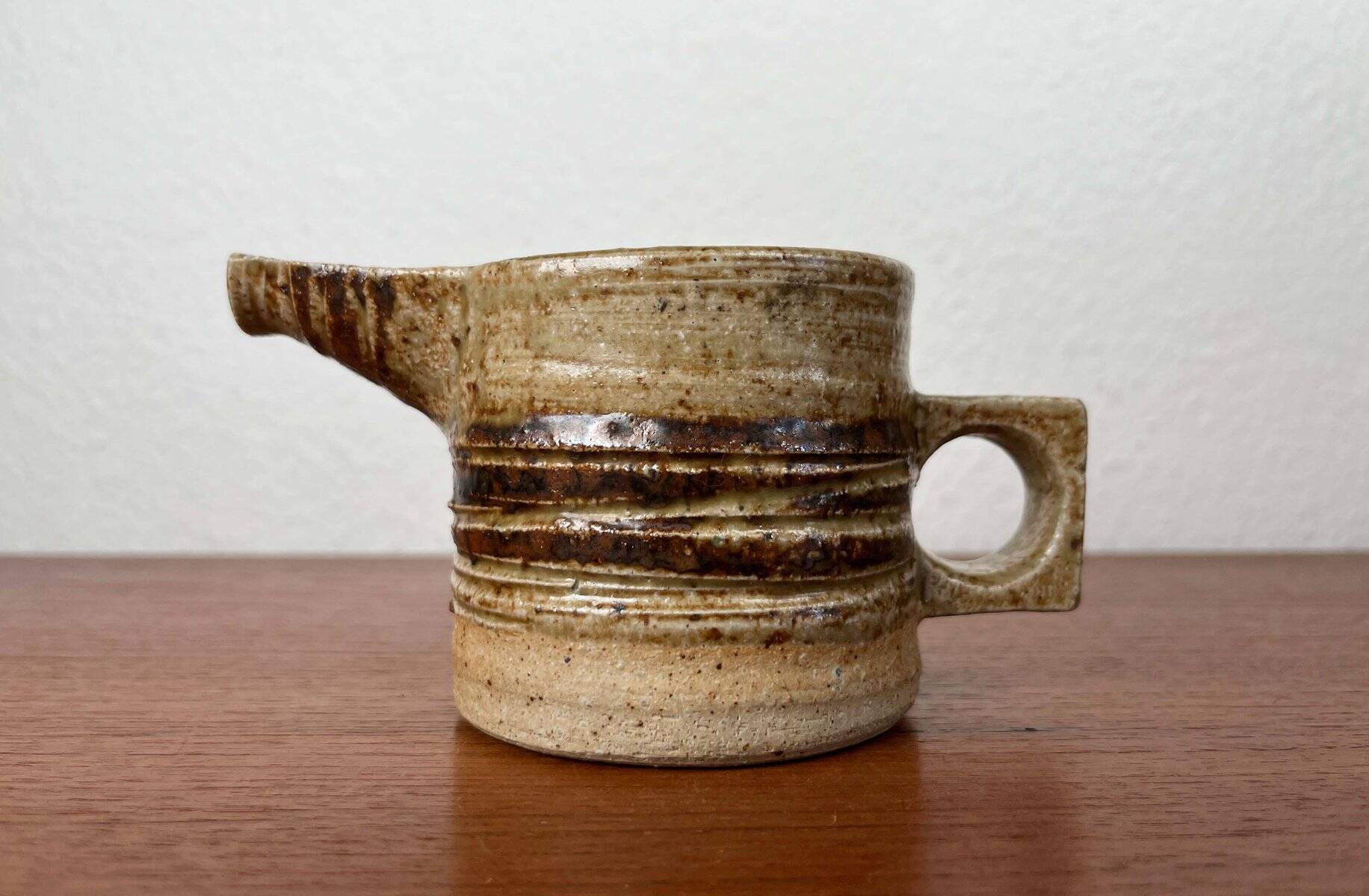 Mid-century studio pottery carafe by Tue Poulsen for Tue Keramik, 1960s.