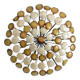 Mid-Century Enameled Metal Wall Sculpture, France, Circa 1965-1975