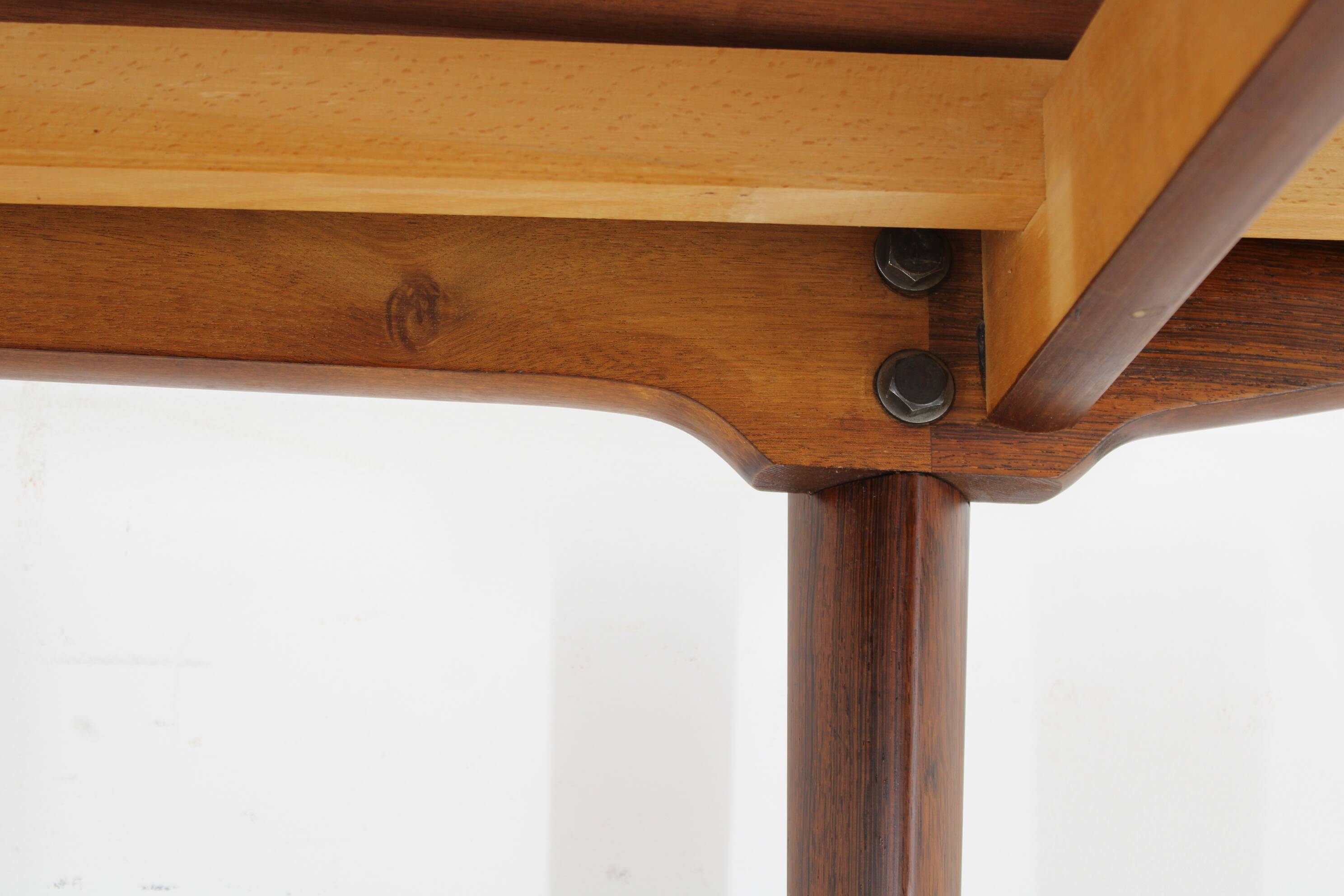 1960s Danish Wooden Extendable Dining Table