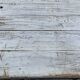 White patinated wooden craft