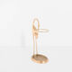 Vintage brass heron bird umbrella stand