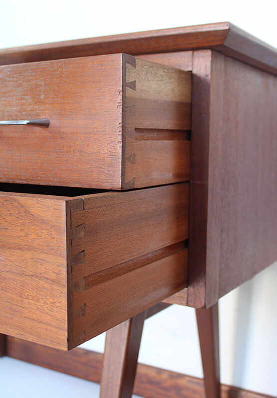 Solid wood design desk