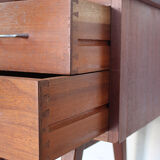 Solid wood design desk