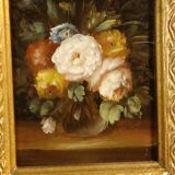 Tableau ht sur panneau roses