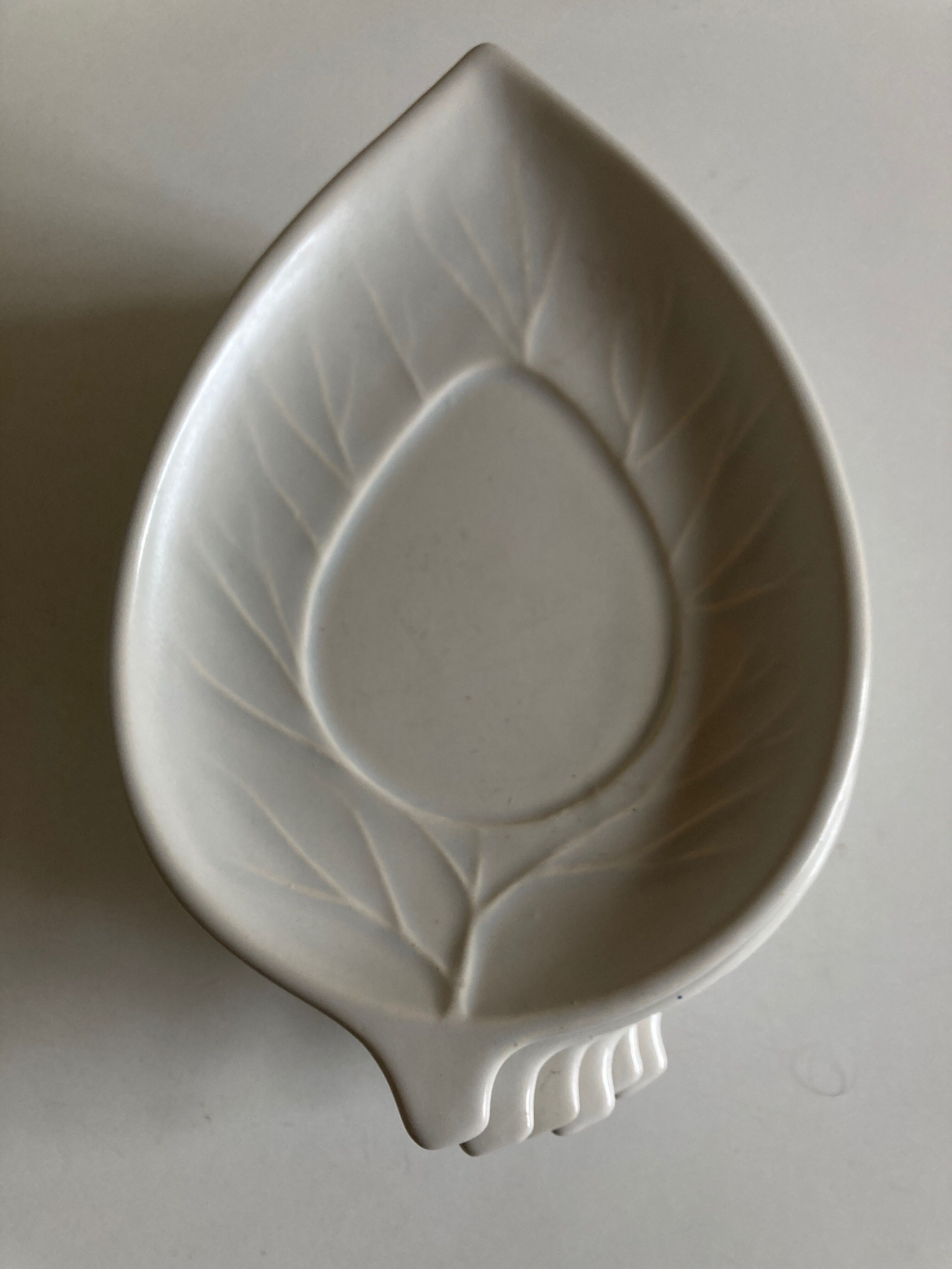 Set of 6 plates Ceramiche Bitossi sheets 1970 Italian work