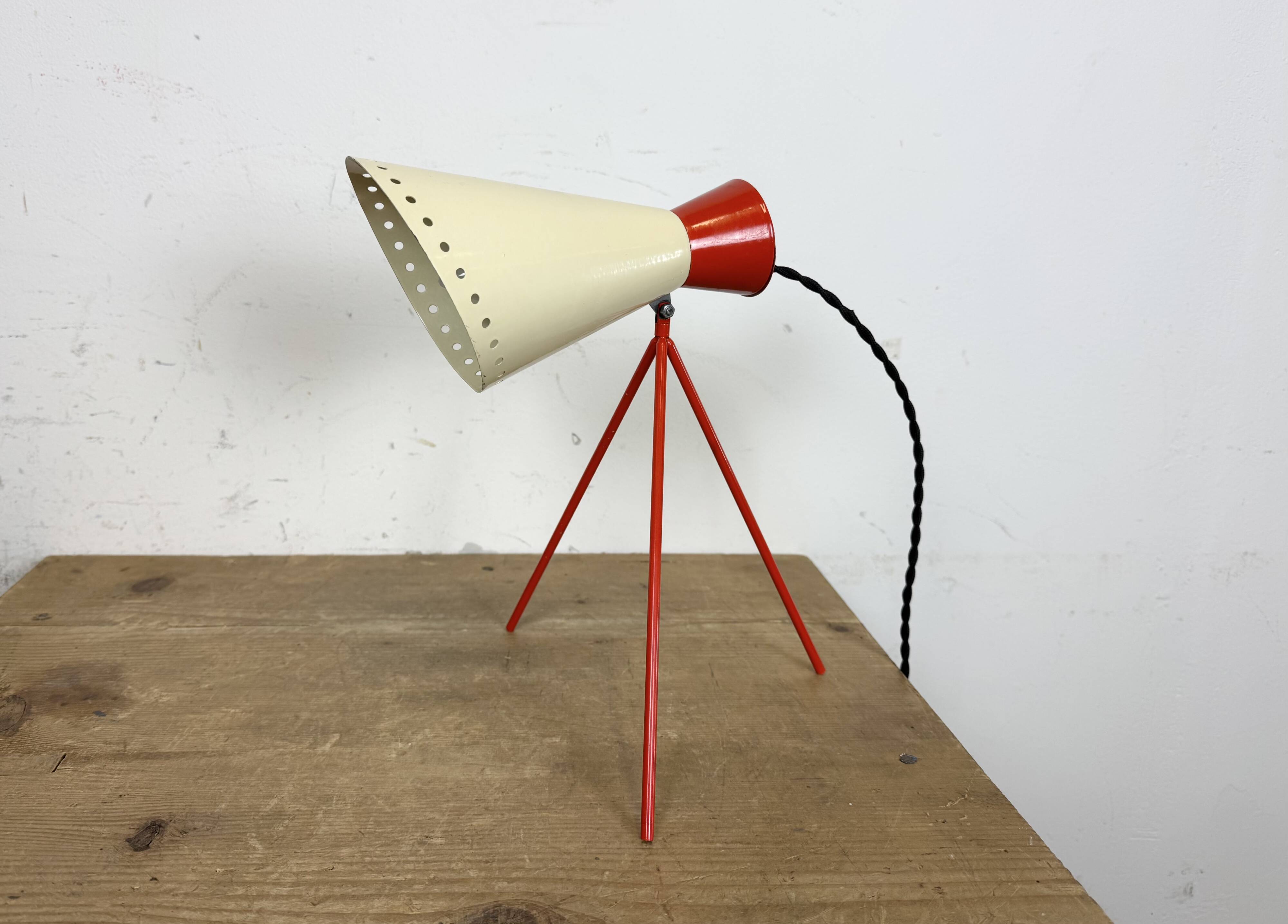 Vintage Midcentury Table Lamp by Josef Hůrka for Napako, 1950s